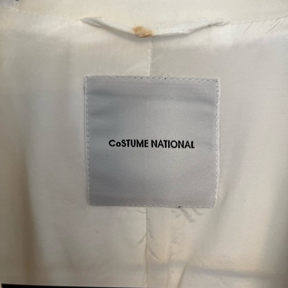 Costume National Women's White Blazer size 42 - Picture 3 of 7